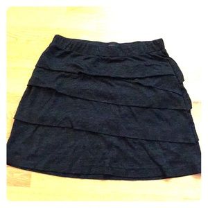 Prana gray pleated skirt